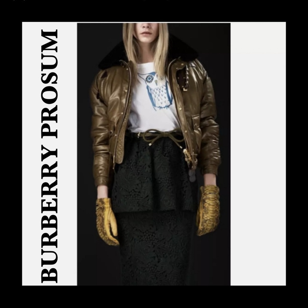 BURBERRY PROSUM RUNWAY SUEDE BELT